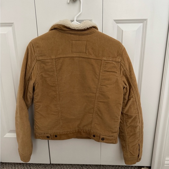 Levi's Brown Corduroy Jacket with Sherpa Collar - Picture 3 of 3